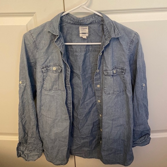 J. Crew Tops - J.crew Jean women’s button down shirt